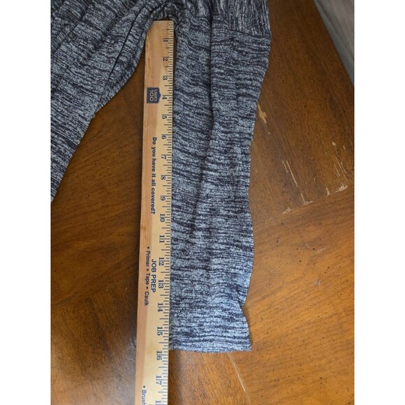 Athleta Pose Layered Top Womens XL Gray Open Back Long Sleeve‎ Shirt Workout - Picture 6 of 6